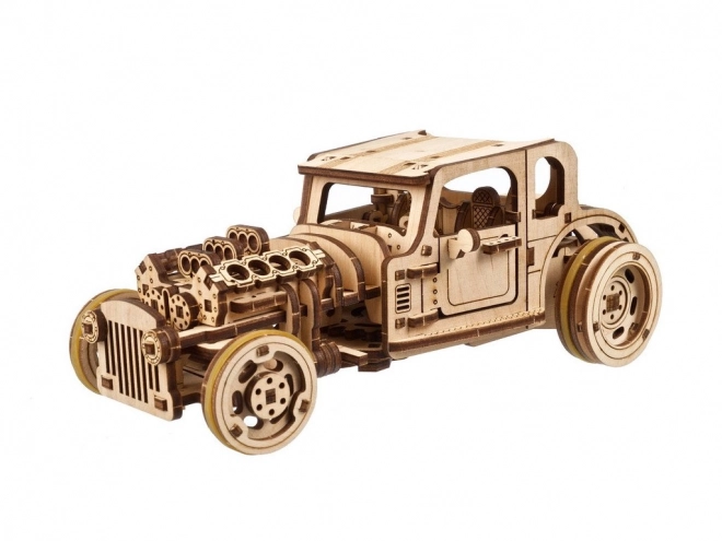 3D Wooden Puzzle Hot Rod Furious