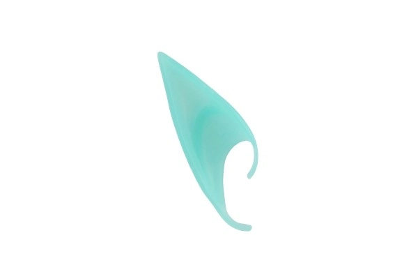 Elf Ears Latex 12cm Turquoise for Carnival