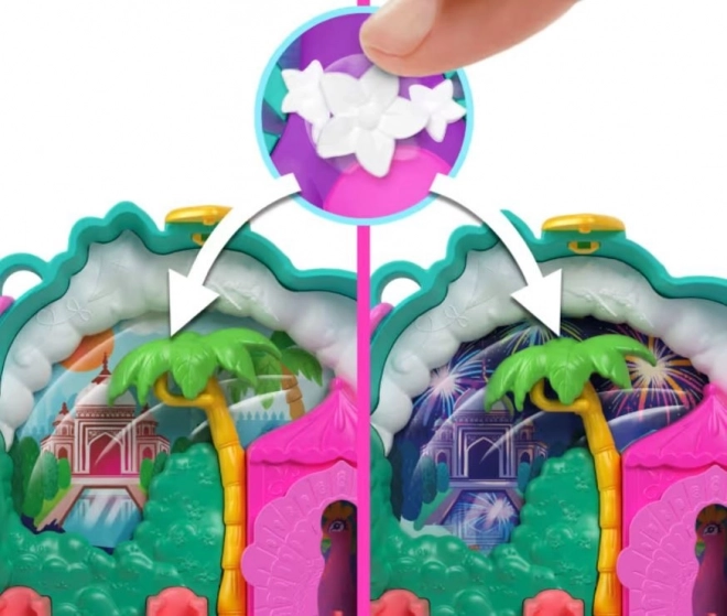 Polly Pocket Enchanted Peacock Garden Playset