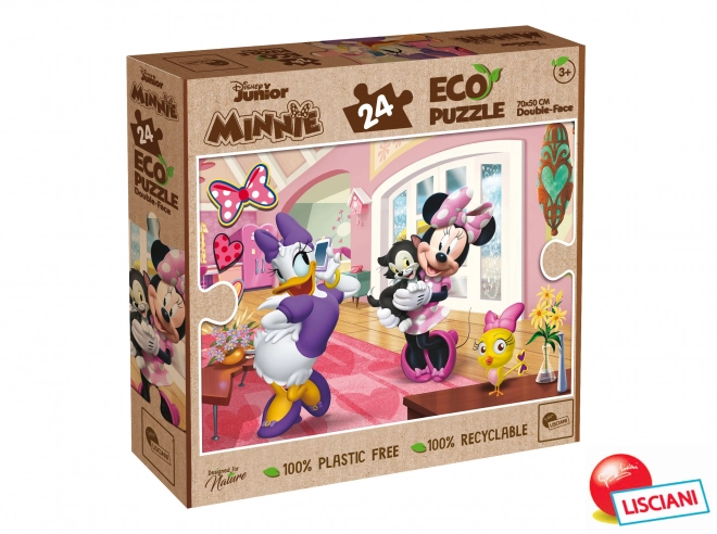 Minnie and Daisy Eco-Friendly Double-Sided Puzzle