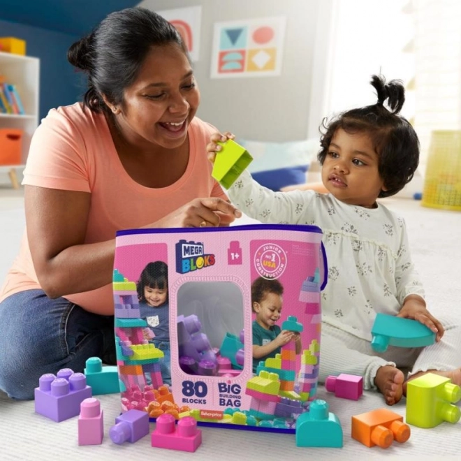 Mega Bloks Big Bag of Blocks - Pink