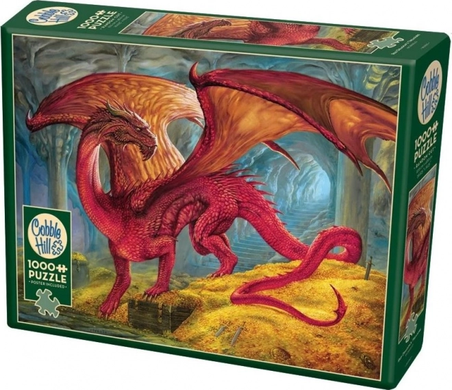 Cobble Hill Red Dragon's Treasure Puzzle 1000 Pieces