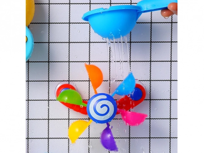 Colorful Water Wheel Bath Toy for Children