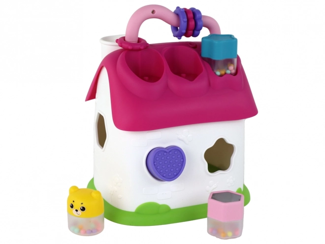 Interactive Pink Sorting House Educational Puzzle