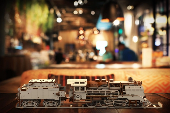 Wooden City 3D Puzzle Express with Tender and Tracks