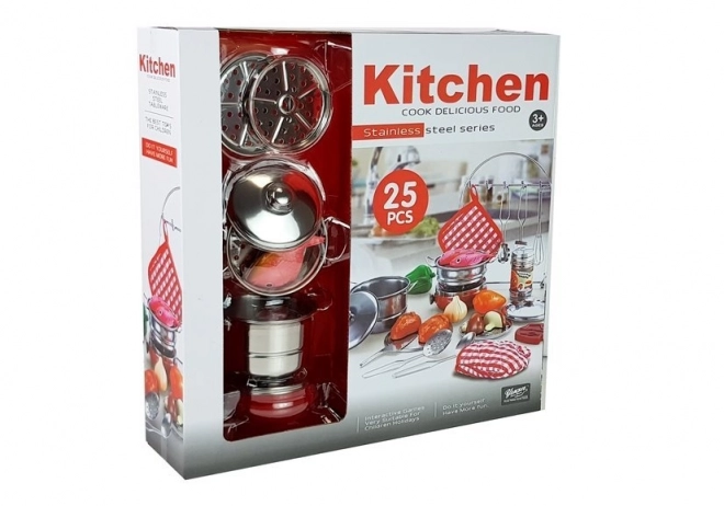 Little Chef Stainless Steel Cookware Set