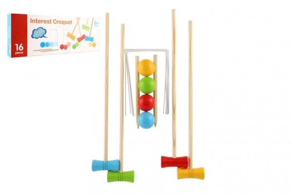 Wooden Croquet Game Set