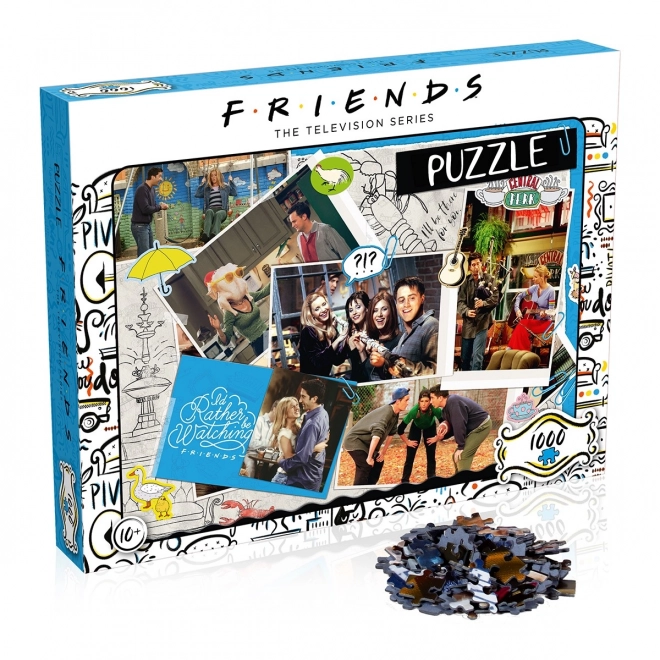 Winning Moves Puzzle Friends Collage 1000 Pieces