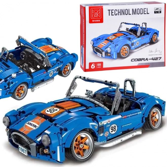 Technical building blocks sports car Cobra