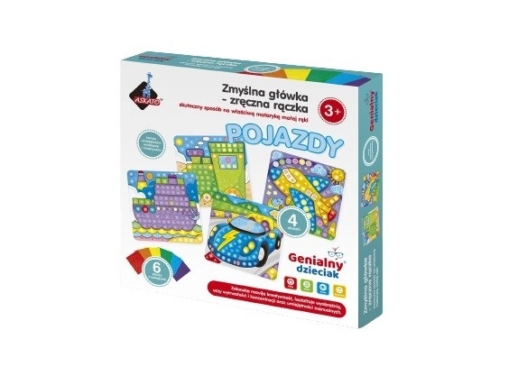 Creative Foam Mosaic Kids Puzzles - Vehicles