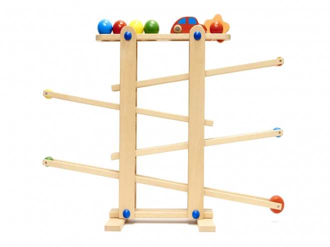 Wooden Ball Ramp XXL Montessori Track