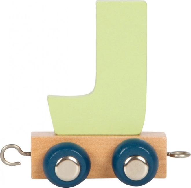 Small Foot Polar Train Alphabet Letter J