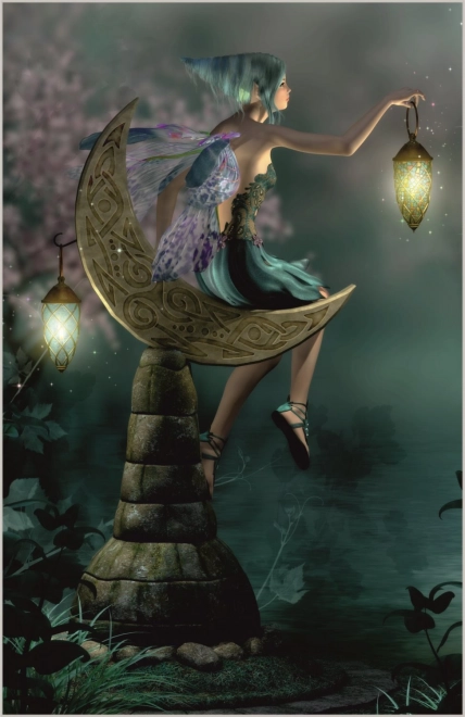 Dream Fairy Puzzle with Swarovski Crystals 1000 Pieces