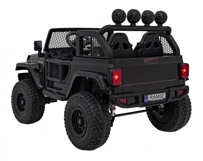 Detské terénne auto Off-Road červené – Čierna