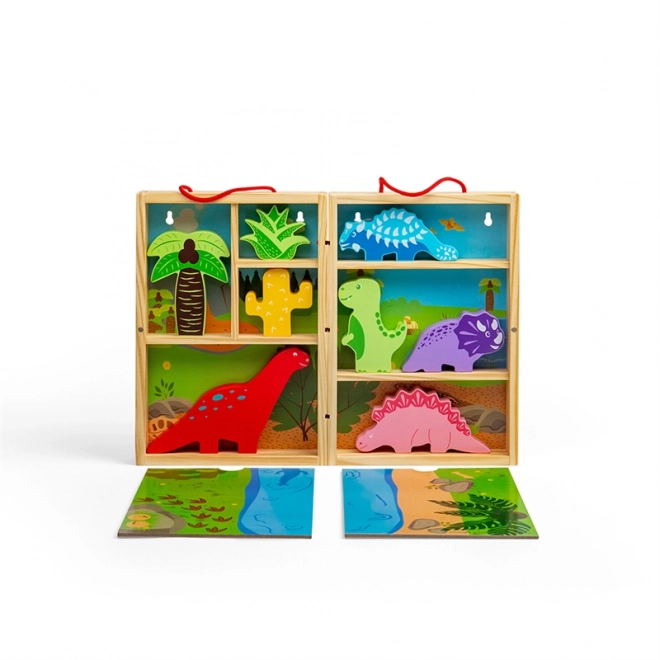 Dinosaur Play Box by Bigjigs Toys