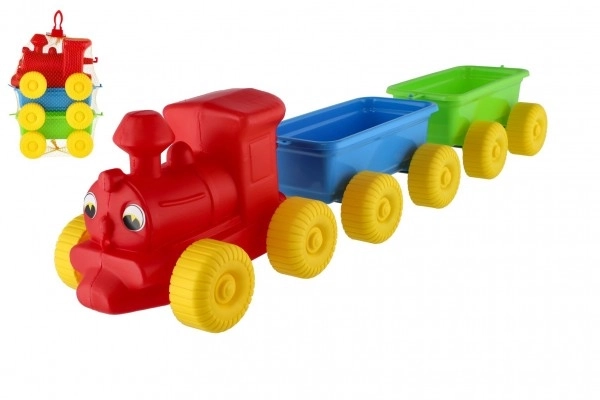 Plastic Train Set with 2 Carriages