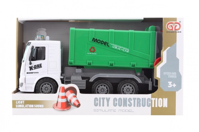 Battery-Powered Garbage Truck Toy