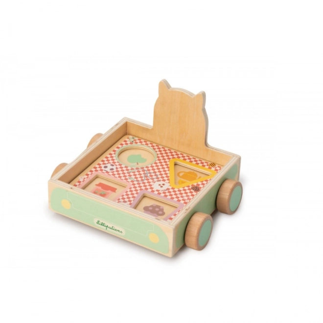 Pull-Along Wagon with Activities and Shapes by Lilliputiens