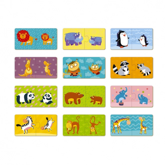 Puzzle Duo Mommies and Babies -12x2 Pieces