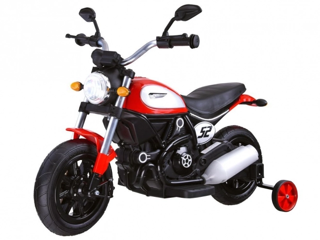 Street Bob Children's Battery-Powered Motorcycle – black