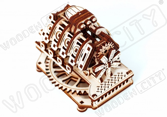 Wooden 3D Puzzle V8 Engine