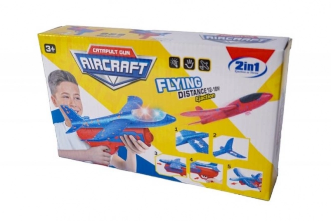 Foam Launcher Airplane with Light