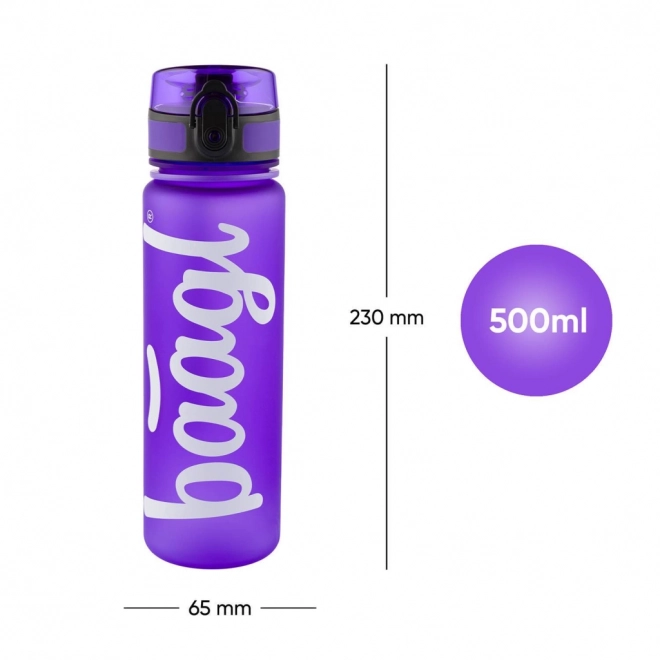 Baagl Tritan Water Bottle Purple 500ml