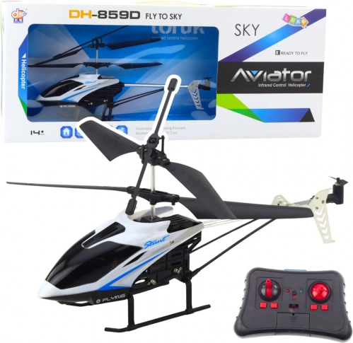 Aviator RC Helicopter with LED and 360° Rotation