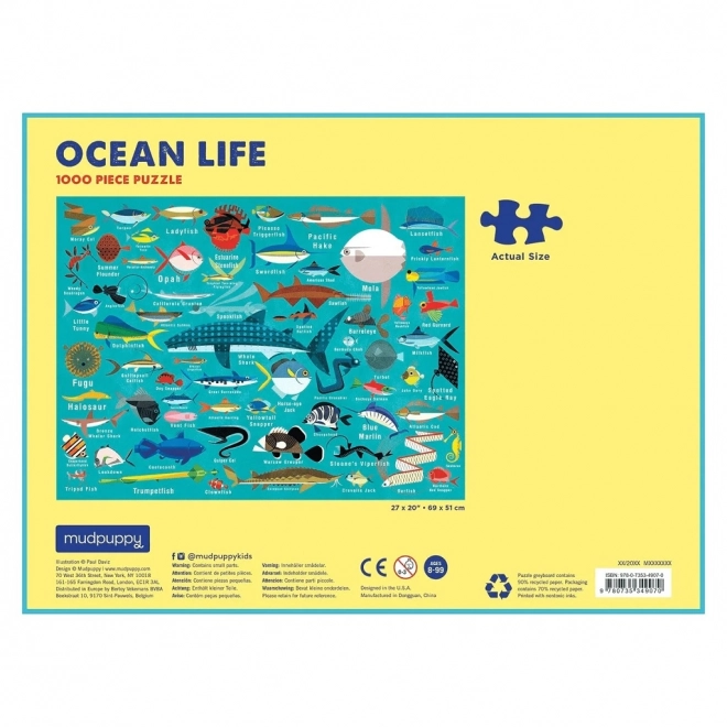 Ocean Life Puzzle by Mudpuppy