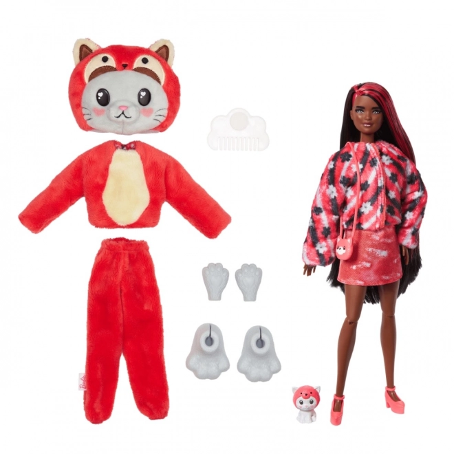 Barbie Cutie Reveal - Red Panda Costume Doll