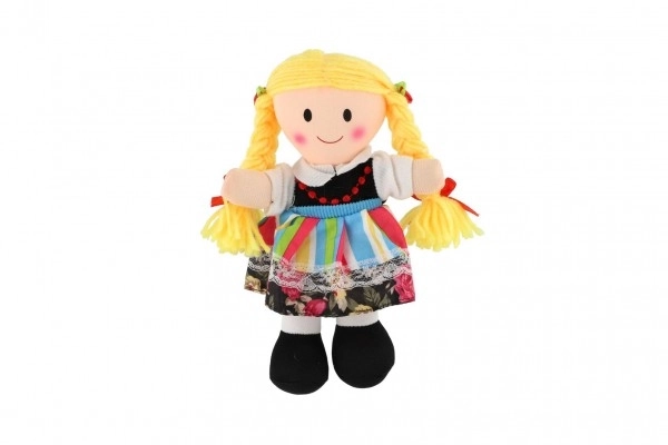 Plush Doll in Traditional Costume