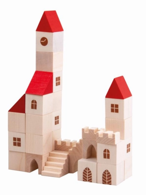 Wooden City Building Blocks Set