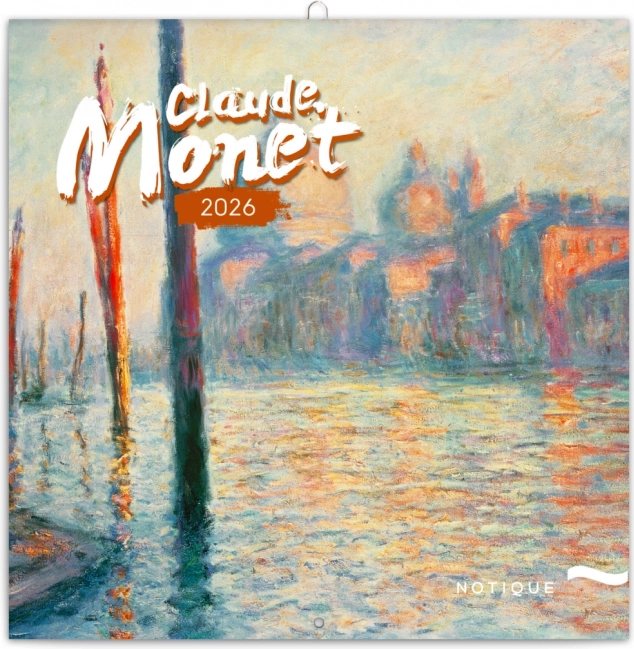 Calendrier mural Claude Monet 2026, 30 x 30 cm