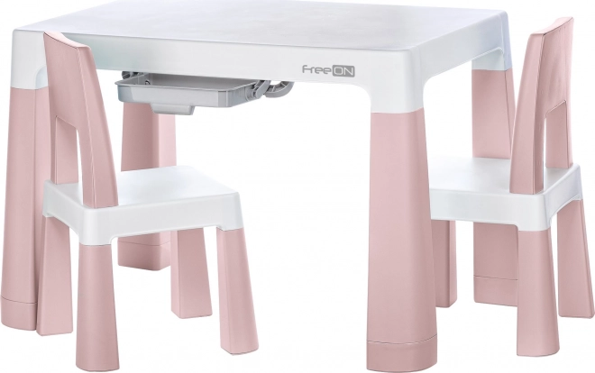 Freeon Plastic Table with Chairs Neo