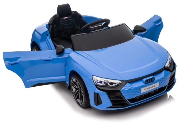 Battery-Powered Audi E-Tron GT Blue Ride-On Car