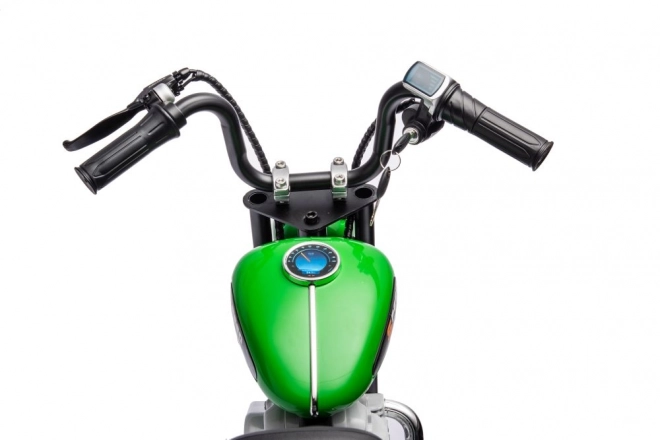 Battery-Powered Motorcycle for Kids - Green