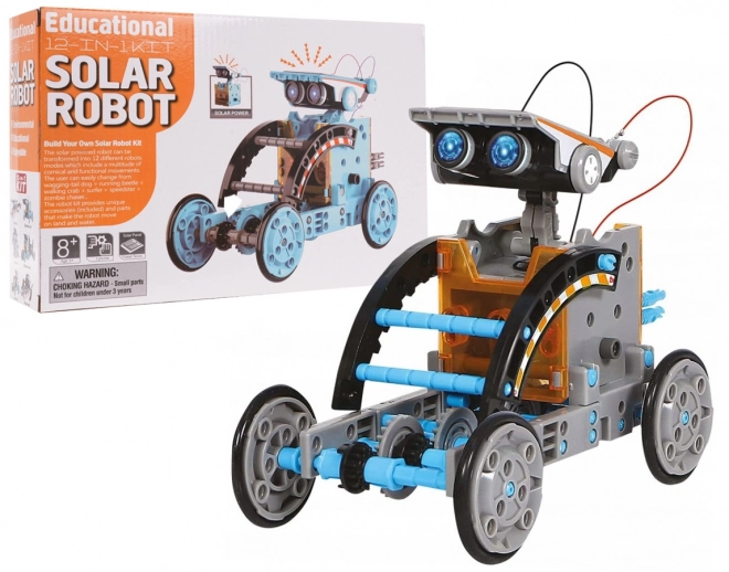 12-in-1 Solar Vehicle Set Blue