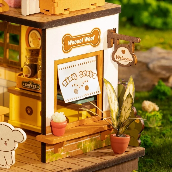 Kis házikó miniatűr Kiskutyaház