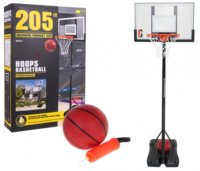 Basketball Set with Adjustable Height and Accessories