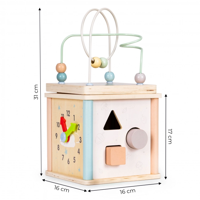 Wooden Educational Toy Cube by Ecotoys