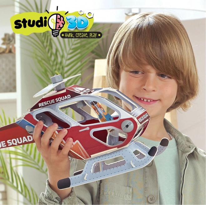 Educa Studio 3D Rescue Helicopter Model