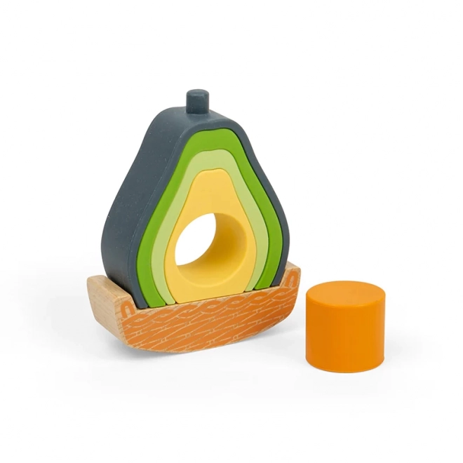 Avocado Balancing Stacker Toy