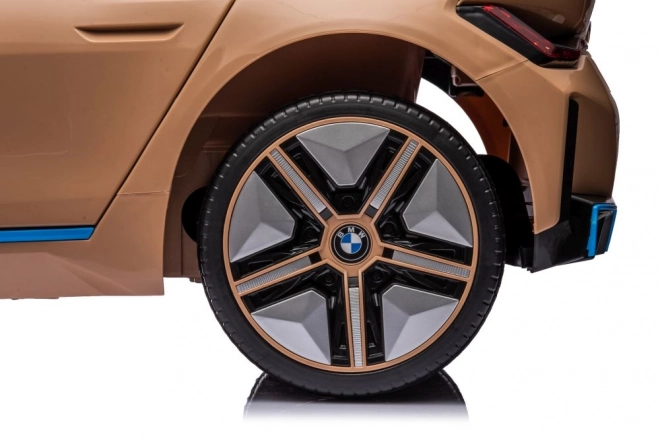 Battery-Powered Ride-On BMW i4 Gold 4x4