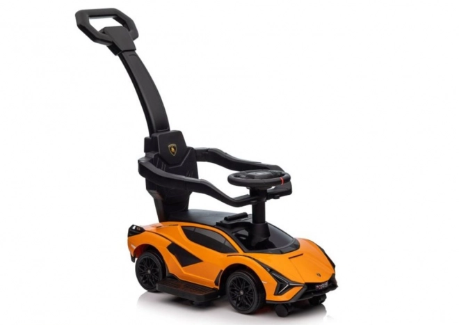 Ride-On Car with Push Handle Orange