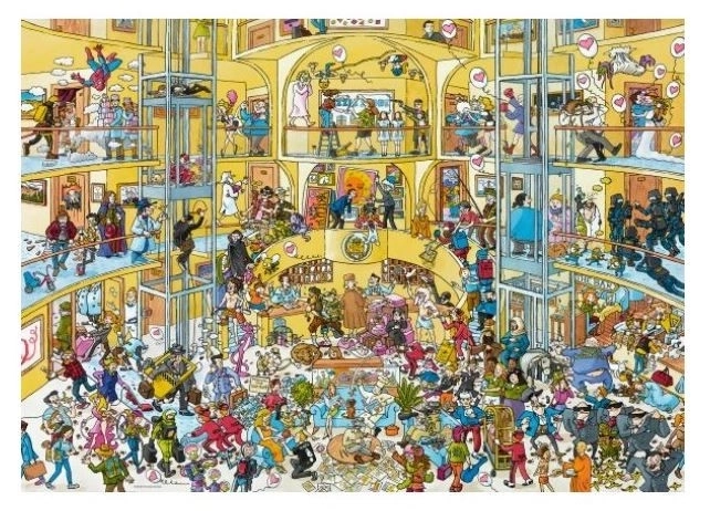 Heye Puzzle Hotel Life 1000 Pieces