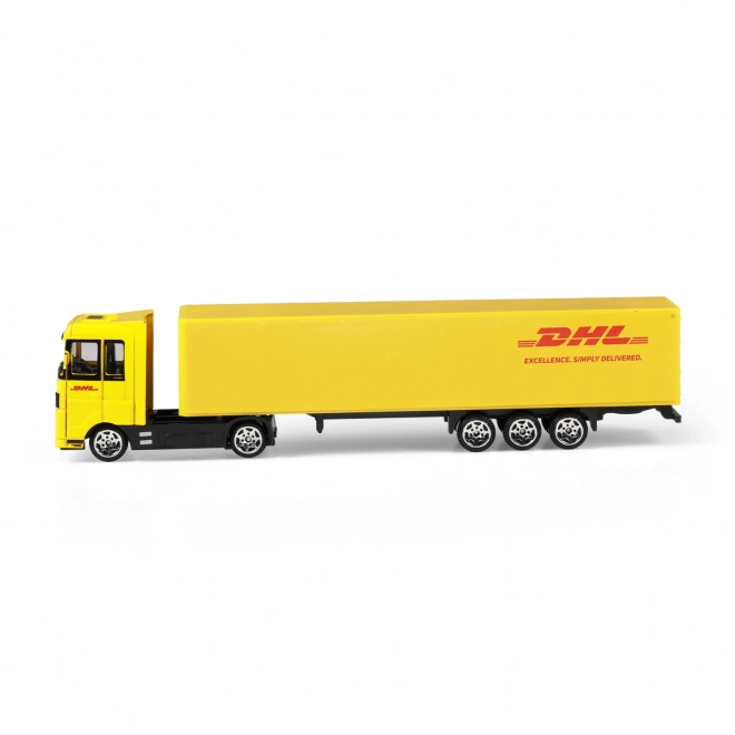 DHL Truck with Trailer Toy