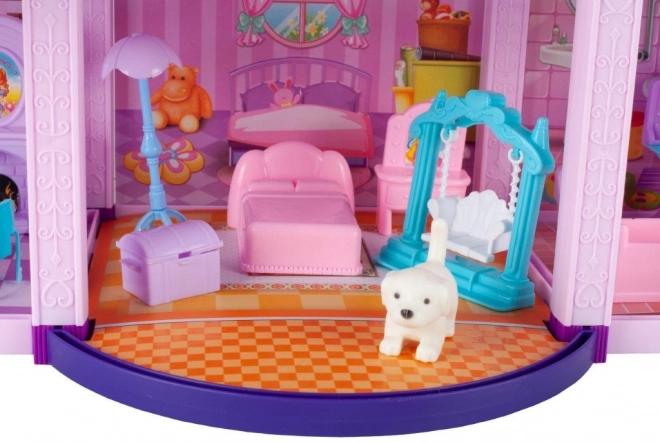 Dollhouse with Ponies Villa