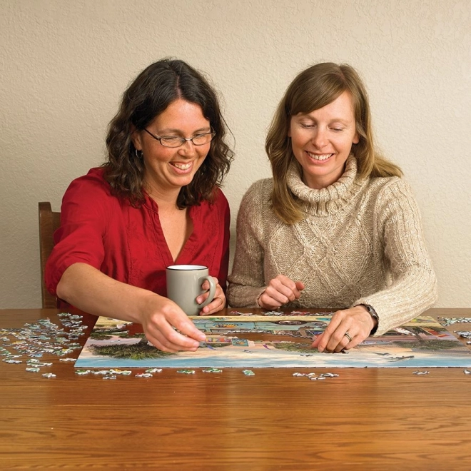 Surfer Shack Jigsaw Puzzle