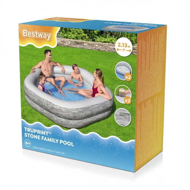 Inflatable Family Garden Pool with Seats