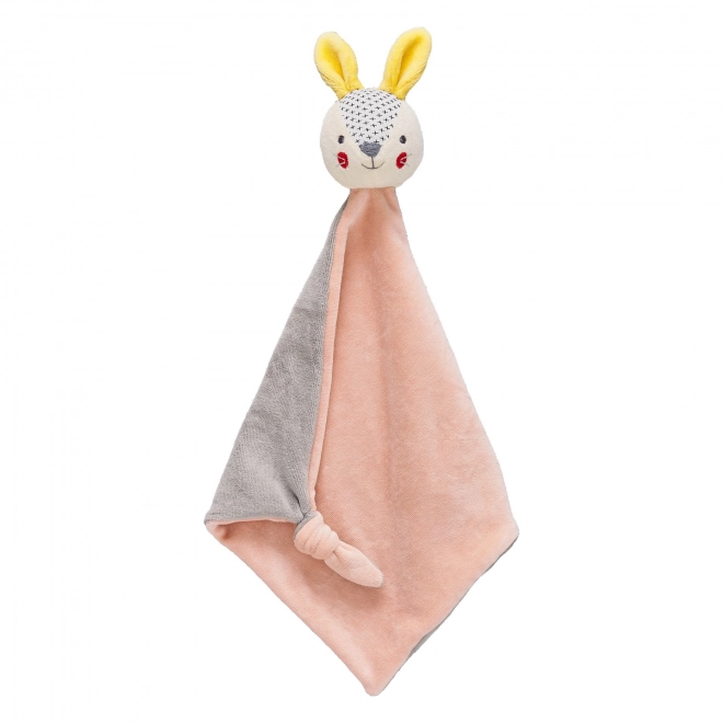 Petit Collage Plush Bunny Comforter Pink